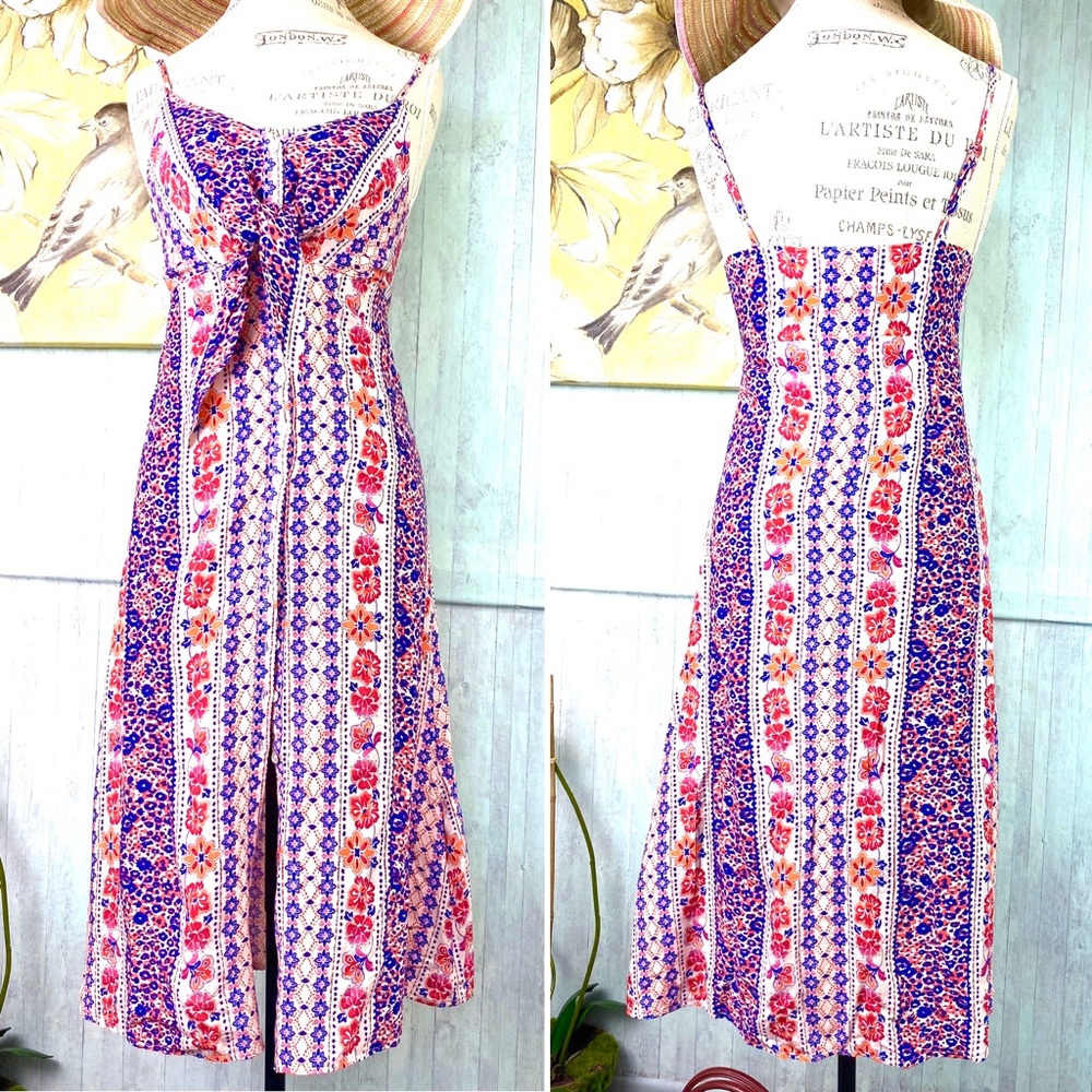 LF Paper Heart floral summer dress size 6
